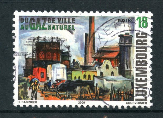 2000 - LUSSEMBURGO - CENTENARIO GAS - USATO - LOTTO/29910