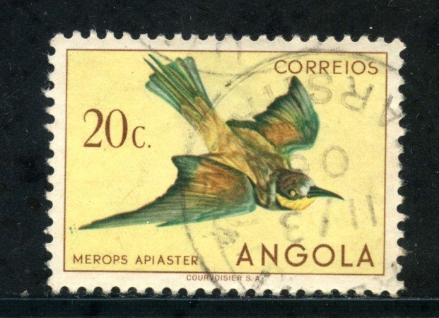 1951 - ANGOLA - 20c. UCCELLI - USATO - LOTTO/29005