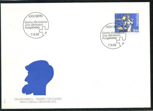 1993 - SVIZZERA - LAVORI DELL'UOMO CASARO - BUSTA FDC - LOTTO/25295