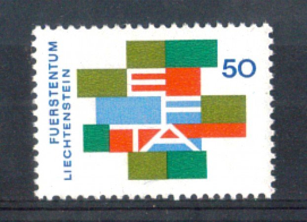 1967 - LOTTO/LIE432N - LIECHTENSTEIN - 50r. E.F.T.A.  NUOVO
