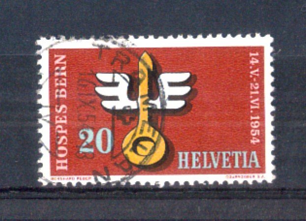 1954 - LOTTO/SVI545U - SVIZZERA - 20c. PROPAGANDA - USATO