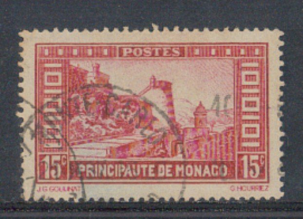 1933 - LOTTO/8542UA - MONACO - 15c. VEDUTE - USATO