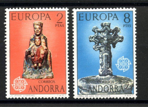 1974 - LOTTO/41291 - ANDORRA  SPAGNOLA - EUROPA 2v. - NUOVI