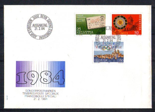 1984 - LOTTO/SVI1198FDC - SVIZZERA - PROPAGANDA - BUSTA FDC