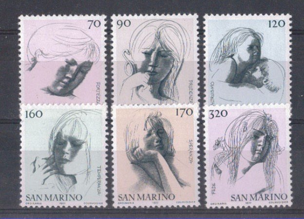 1977 - LOTTO/7975 - SAN MARINO - VIRTU' CIVILI - II°