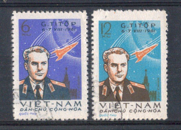 1961 - LOTTO/632  - VIETNAM NORD - COSMONAUTA TITOV