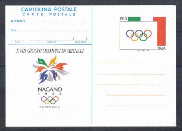 1998 - REPUBBLICA - LOTTO/2298 - OLIMPIADI NAGANO - NUOVA