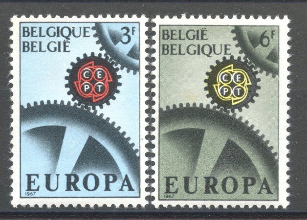 1967 - BELGIO - LOTTO/41247 - EUROPA 2v. - NUOVI