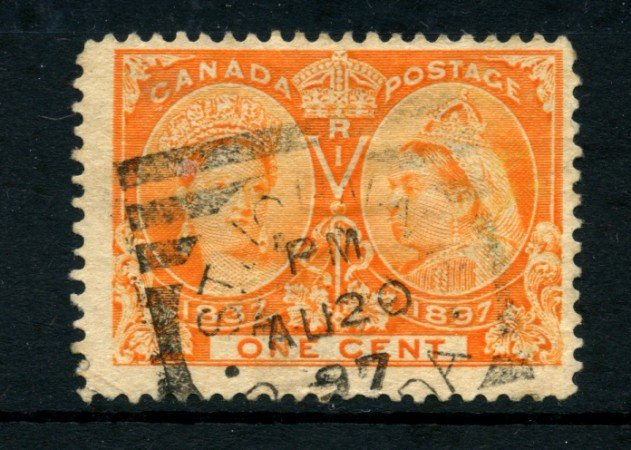 1897 - LOTTO/20448A - CANADA - 1c. ANNIV. REGINA VITTORIA - USATO