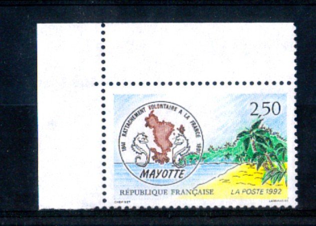 1991 - LOTTO/FRA2725N - FRANCIA - 150° ANNESSIONE MAYOTTE - NUOVO