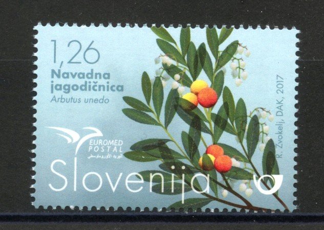 2017 - SLOVENIA - EUROMED POSTAL  - NUOVO - LOTTO/34666