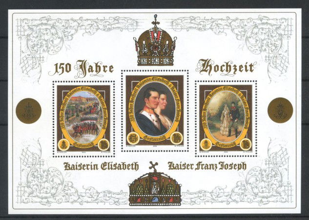 2004 - AUSTRIA - LOTTO/41988 - MATRIMONIO REALE - FOGLIETTO NUOVO