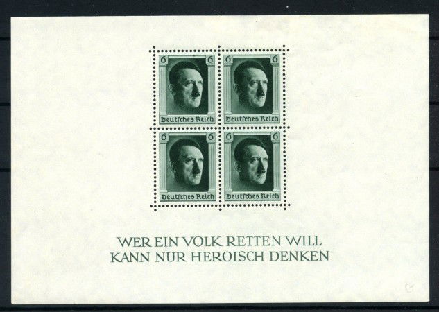 1937 - GERMANIA REICH - LOTTO/43414 - 48° COMPLEANNO HITLER - BF  