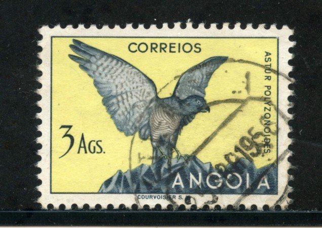 1951 - ANGOLA - 3 Ag. UCCELLI - USATO - LOTTO/29011