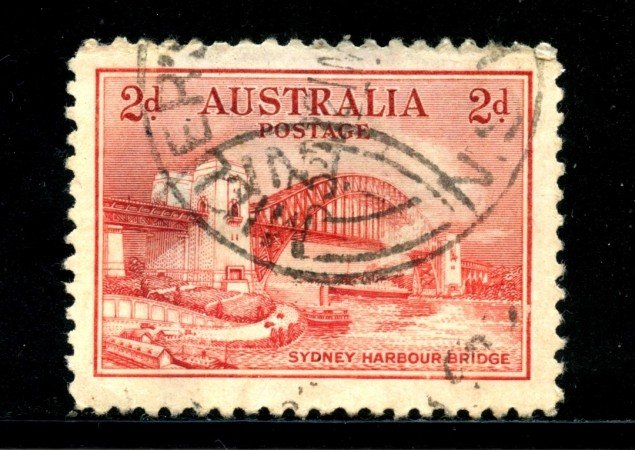 1932 - AUSTRALIA - 2p. ROSSO - USATO - LOTTO/29177