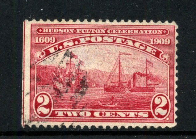 1909 - STATI UNITI - LOTTO/42411 - 2 CENT. FIUME HUDSON - USATO