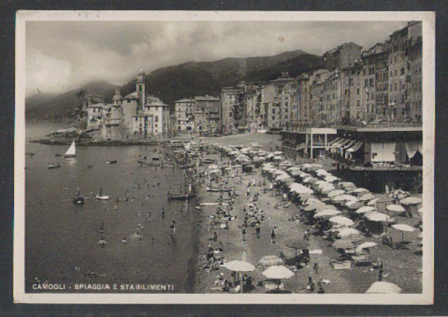 CAMOGLI - LOTTO/1493 - SPIAGGIA E STABILIMENTI 1944