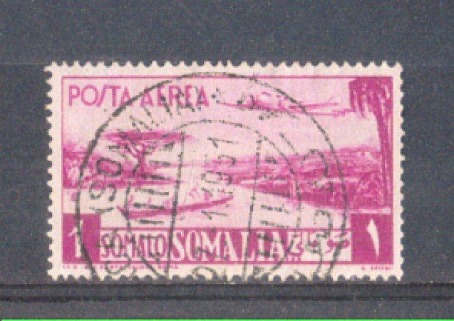 1950 - LOTTO/9834U - SOMALIA AFIS - POSTA AEREA 1S. LILLA USATO