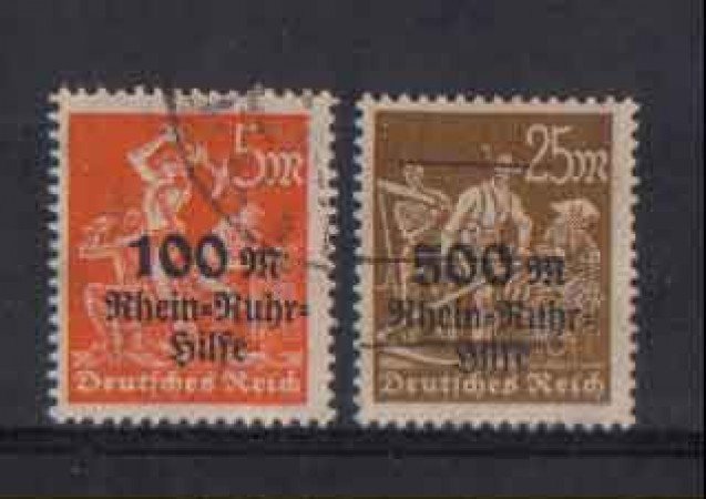 1923 - LOTTO/3822 - GERMANIA REICH - SOPRASTAMPATI