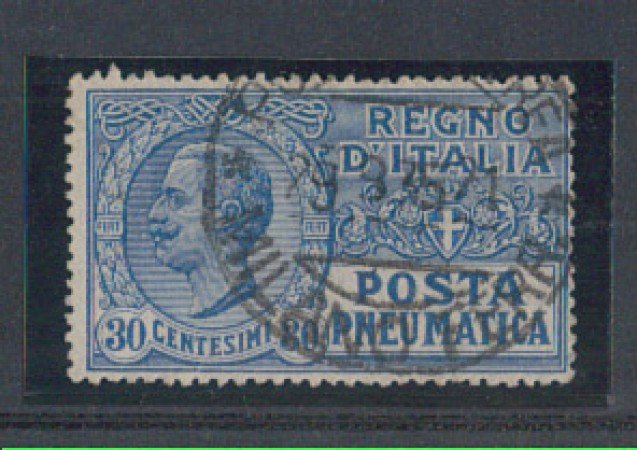 1923 - LOTTO/REGPN3U - REGNO - 30c. POSTA PNEUMATICA - USATO