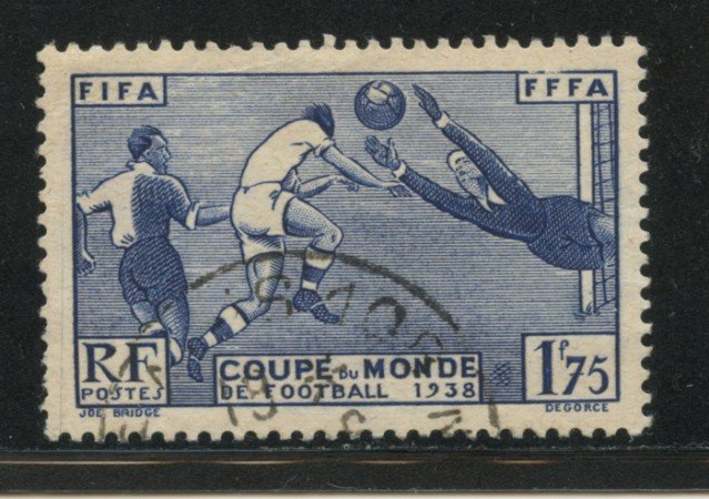 1938 - LOTTO/13508 - FRANCIA - MONDIALI DI CALCIO - USATO