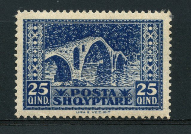 1922 - LOTTO/15073 - ALBANIA - 25 Q. PONTE VEZIR - NUOVO