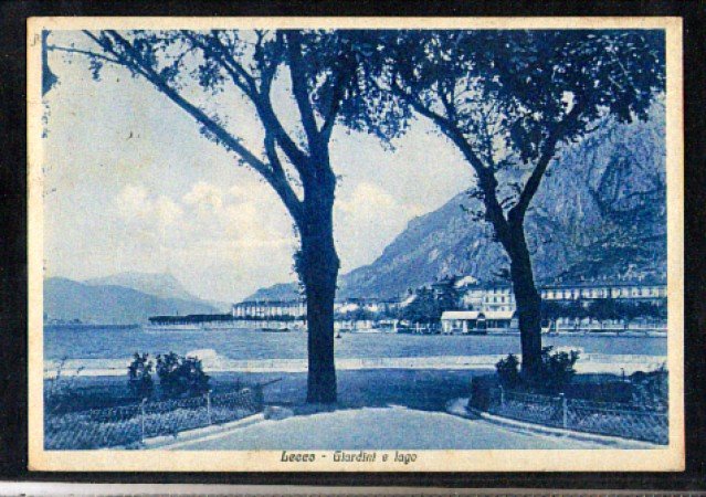 LECCO - 1934 - LBF/1187 - GIARDINI E LAGO