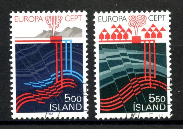 1983 - ISLANDA - LOTTO/41337US - EUROPA 2v. - USATI