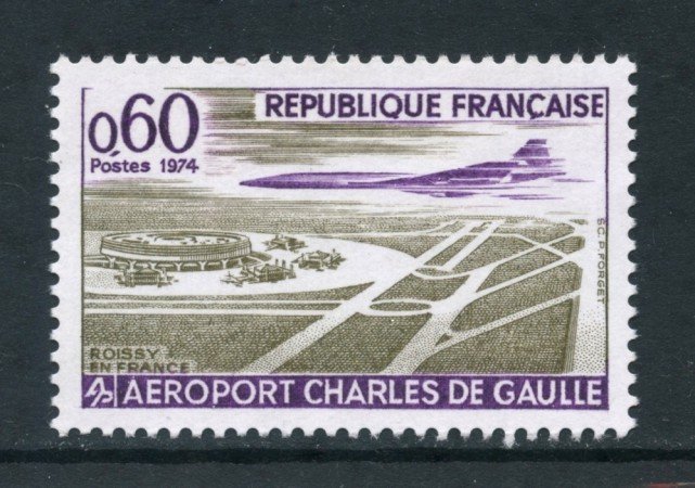1974 - FRANCIA - AEROPORTO C. DE GAULLE - NUOVO - LOTTO/26087