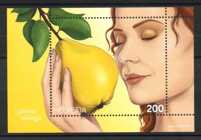 2017 - SVIZZERA - LOTTO/39713 - MELA COTOGNA - FOGLIETTO NUOVO