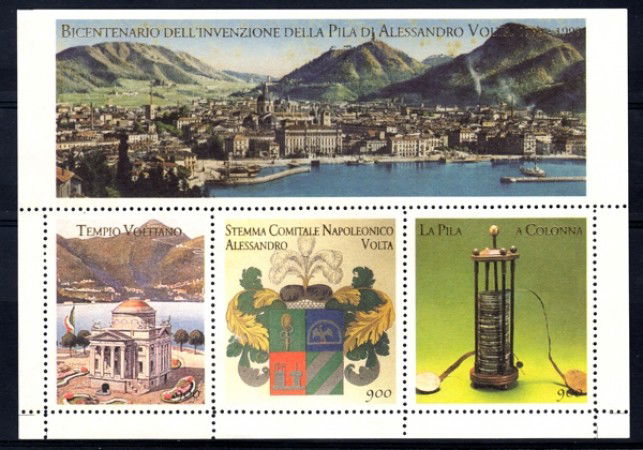 1999 - ITALIA -  LOTTO/13131 - BICENTENARIO INVENZIONE DELLA PILA