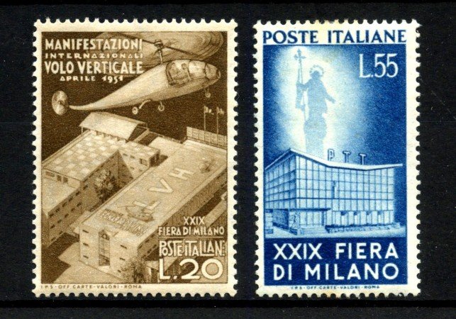 1951 - REPUBBLICA - LOTTO/42034 - FIERA DI MILANO  2v. - LINGUELLATI