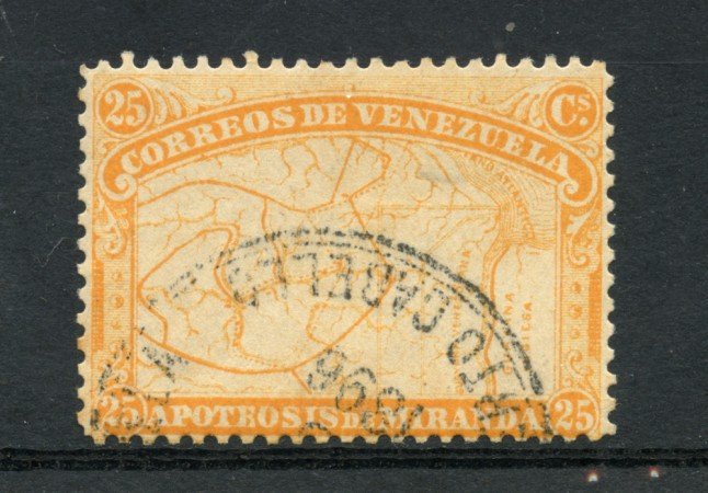 1896 - LOTTO/23028 - VENEZUELA - 25c. F. DE MIRANDA - USATO