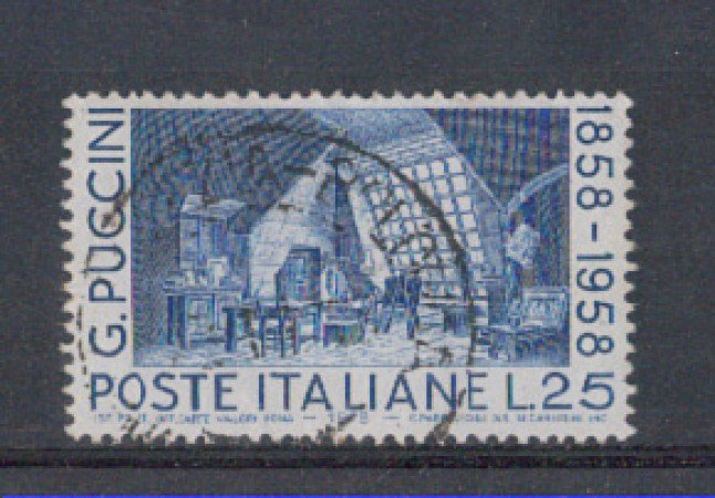 1958 - LOTTO/6332U - REPUBBLICA - G.PUCCINI USATO