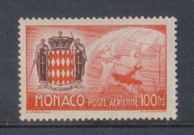 1941 - LOTTO/8573FL - MONACO - 100 Fr. POSTA AEREA