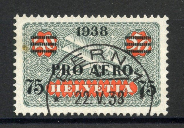 1938 - SCIZZERA - LOTTO/41677 - PRO AEREO  - USATO