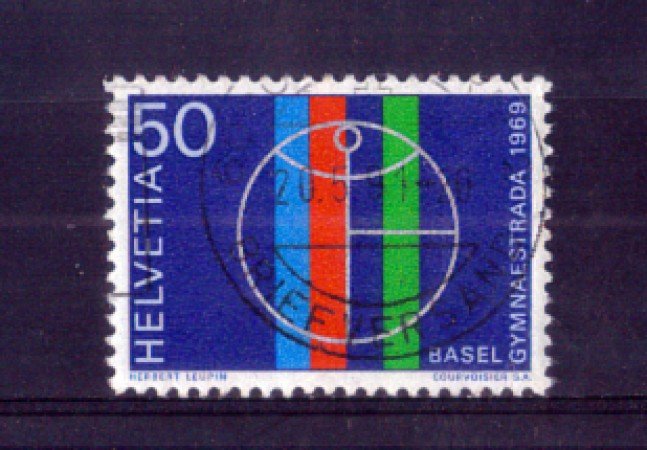 1969 - LOTTO/SVI831U - SVIZZERA - 50c. GIMNAESTRADA - USATO