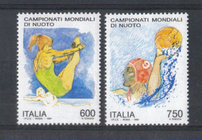 1994 - LOTTO/7040 - REPUBBLICA - MONDIALI DI NUOTO