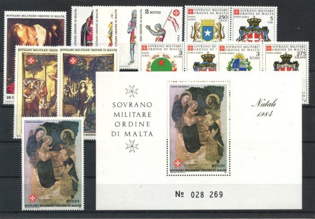 1984 - SOVRANO MILITARE DI MALTA - LOTTO/39263 - ANNATA COMPLETA - NUOVO
