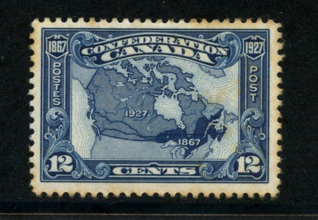 1927 - LOTTO/20491 - CANADA - 12c. BLU CONFEDERAZIONE - LING.