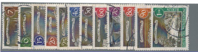1962 - LBF/2090 - BERLINO - ANTICHE VEDUTE 12v. - USATI