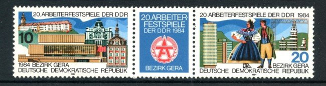 1984 - GERMANIA DDR - FESTA DEI LAVORATORI  2v. - NUOVI - LOTTO/36623