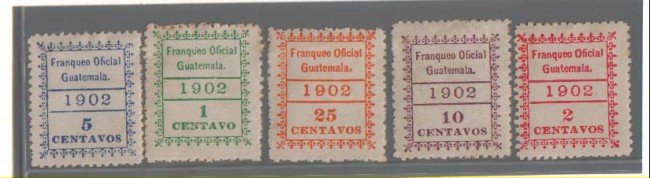 1902 - LBF/2532 - GUATEMALA - SEGNATASSE