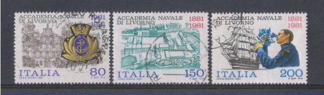 1981 - LOTTO/6744U - REPUBBLICA - ACCADEMIA NAVALE - USATI