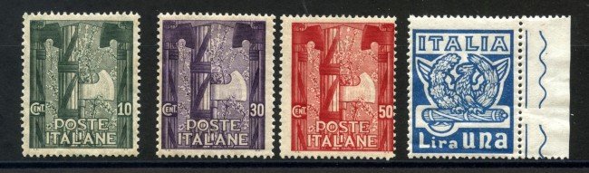 1923 - REGNO - 310/30/50 CENT.  e 1 LIRA MARCIA SU ROMA - NUOVI - LOTTO/34263