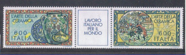 1985 - LOTTO/6826 - REPUBBLICA  - LAVORO ITALIANO 2v. NUOVI