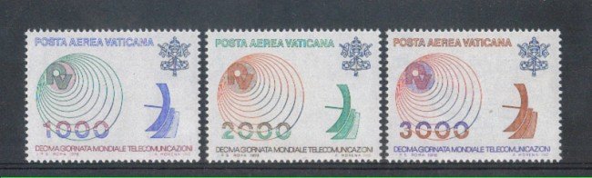 1978 - LOTTO/5972 - VATICANO - TELECOMUNICAZIONI - POSTA AEREA