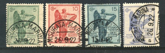 1922 - LIBIA -  LOTTO/24754 - ANNIVERSARIO DELLA VITTORIA 4v. - USATI