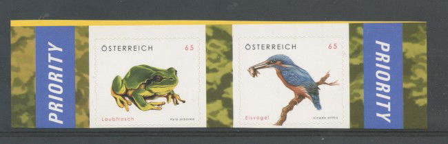 2008 - AUSTRIA - FAUNA SELVATICA  2v. - NUOVI  AUTOADESIVI - LOTTO/33416