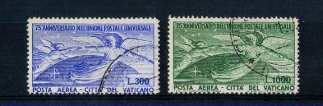 1949 - LOTTO/10620U - VATICANO - POSTA AEREA 75° ANNIVERSARIO UPU - USATI